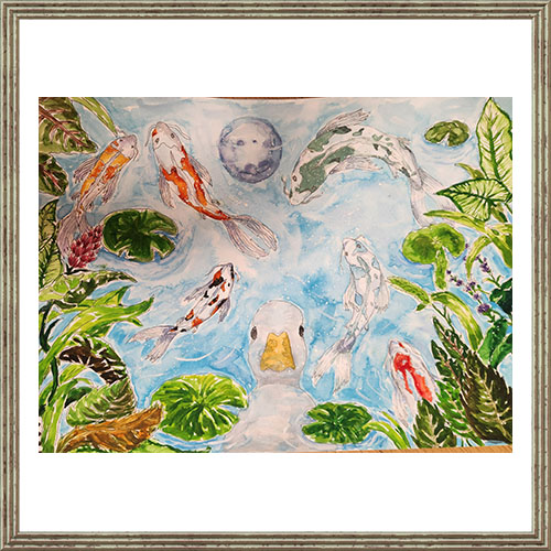 2024 호수예술제 최우수상<br>
제목 : 오리가 보는 세상